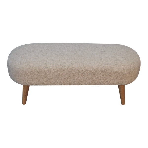 Mensta Boucle Hallway Bench – Cozy & Stylish Seating - Image 4