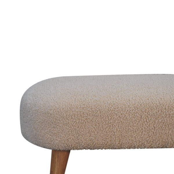 Mensta Boucle Hallway Bench – Cozy & Stylish Seating - Image 5
