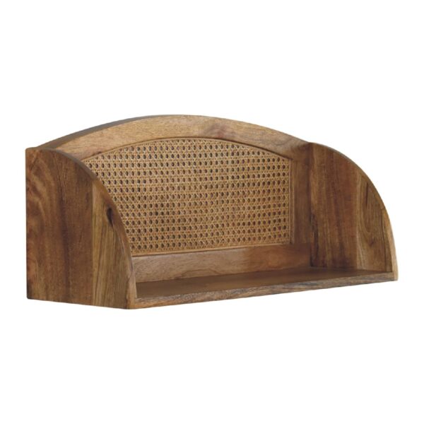 Mensta Rattan Wall-Mounted Shelf – Natural & Stylish Storage - Image 8