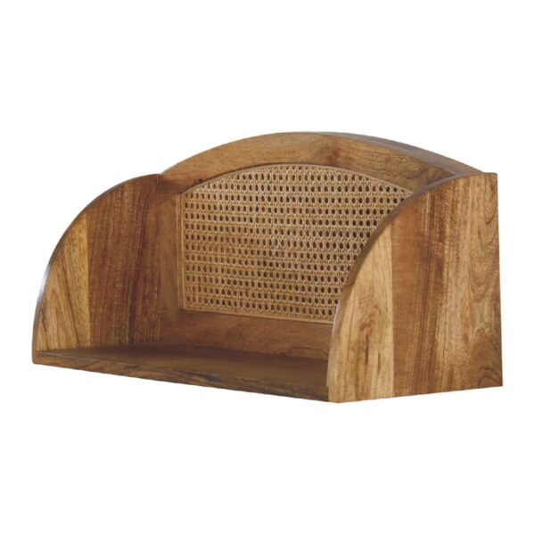Mensta Rattan Wall-Mounted Shelf – Natural & Stylish Storage - Image 9