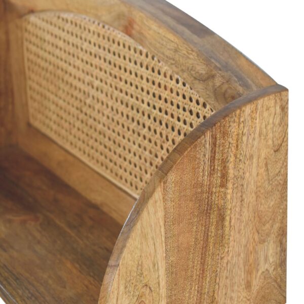Mensta Rattan Wall-Mounted Shelf – Natural & Stylish Storage - Image 3