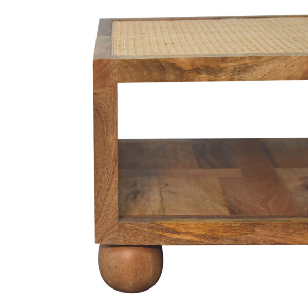 mensta Compact Small Rattan Coffee Table – Lightweight & Stylish - Image 3