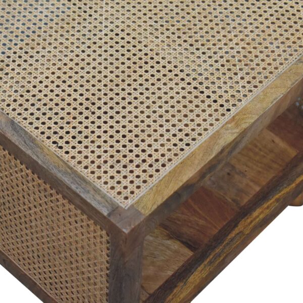 mensta Compact Small Rattan Coffee Table – Lightweight & Stylish - Image 4