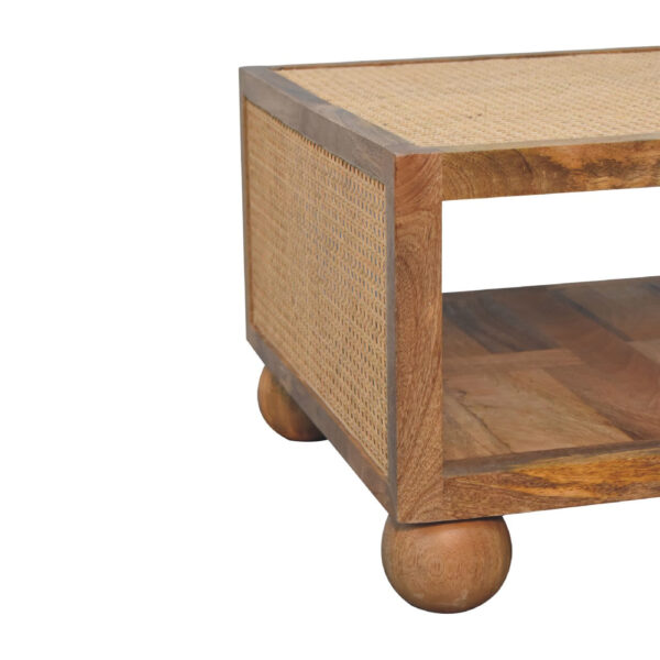 mensta Compact Small Rattan Coffee Table – Lightweight & Stylish - Image 7