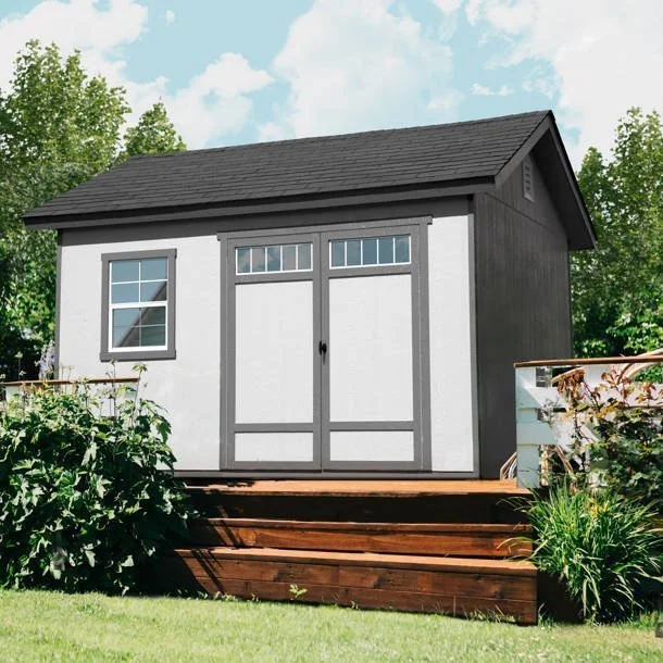 Garden D Wood Storage Shed 6 ft. W x 8 ft. - Image 2